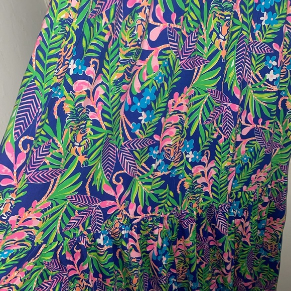 NWT Lilly Pulitzer Pearce Maxi Dress in Borealis Blue - Picture 10 of 12